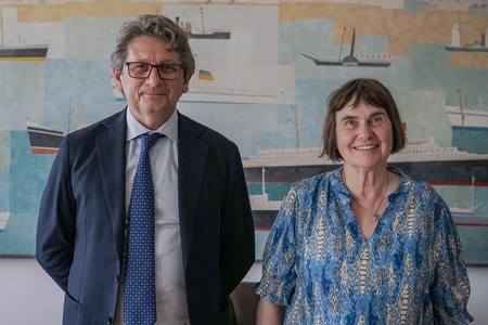 Trieste al centro della collaborazione tra Italia, Slovenia e Croazia. Anne Jensen, coordinatrice europea del Corridoio Adriatico-Baltico in visita allo scalo giuliano