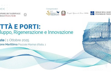 Convegno "CITTÀ E PORTI: Sviluppo, Rigenerazione e Innovazione" | 1 ottobre