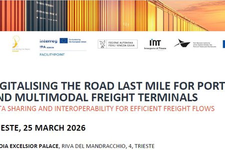 Evento "Digitalising the road last mile for ports and multimodal freight terminals" - 25 marzo, Trieste