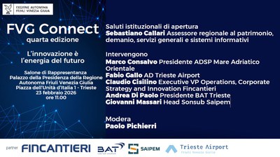 Evento "FVG Connect" - 23 febbraio, Trieste