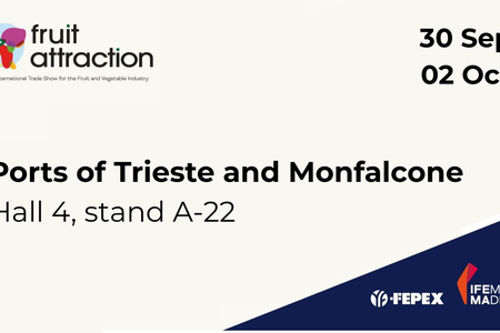 I porti di Trieste e Monfalcone alla fiera Fruit Attraction 2025 di Madrid