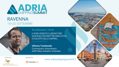 Il commissario straordinario Torbianelli partecipa all'Adria Shipping Summit di Ravenna