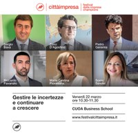 Il presidente D'Agostino al Festival CittàImpresa | 22 marzo