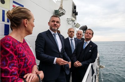 Visita al porto di Trieste del Presidente della Repubblica Slovacca S.E. Peter Pellegrini