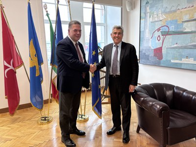 Visita di Roberto Petri, Presidente di Assoporti, al porto di Trieste